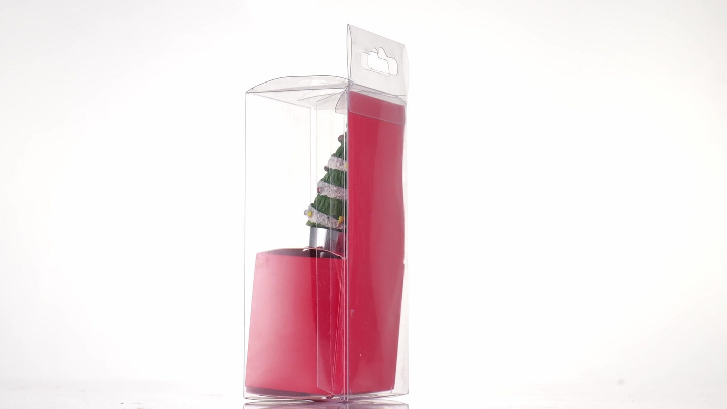 Decorative glass stopper CHRISTMAS TREE