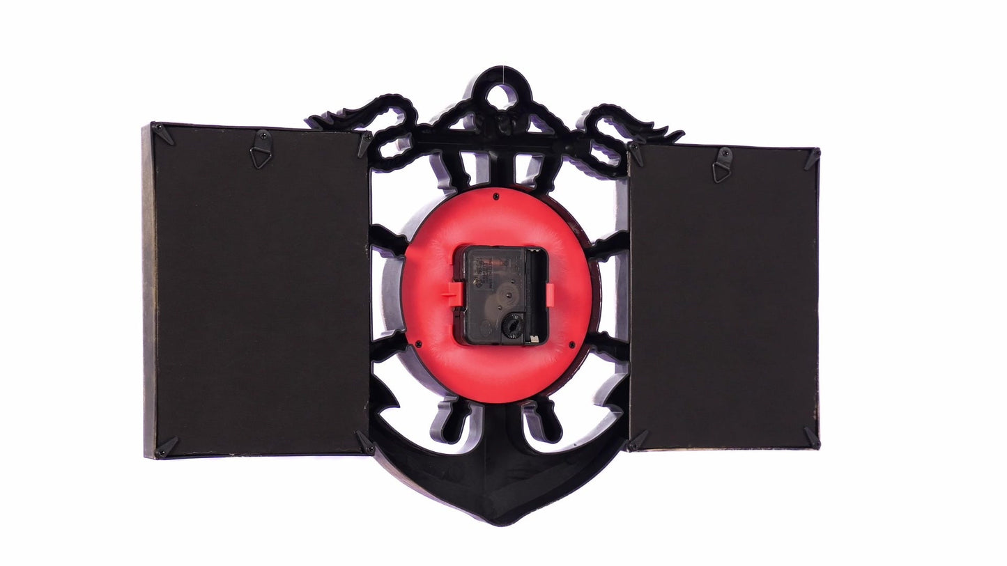 Photo frame clock collage ANCORA 2 photos