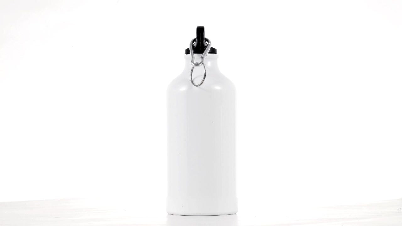 Bidon sport alb 500ml sublimabil