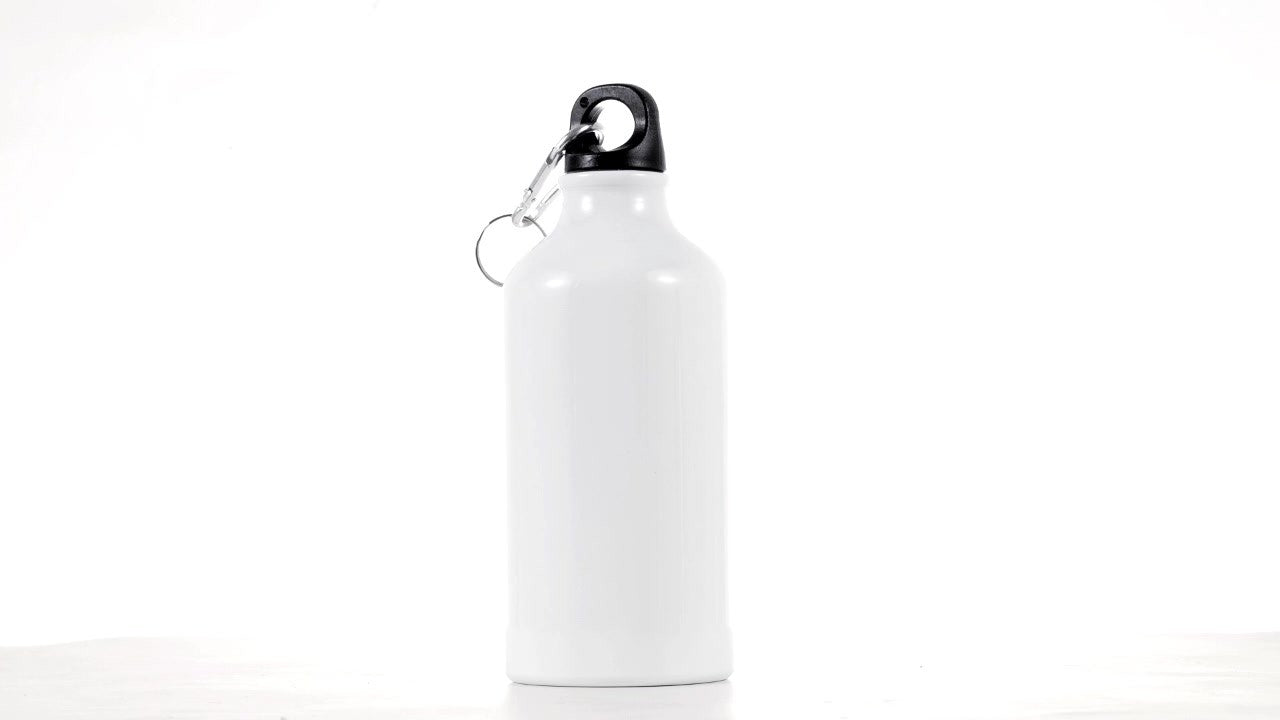 Bidon sport alb 500ml sublimabil