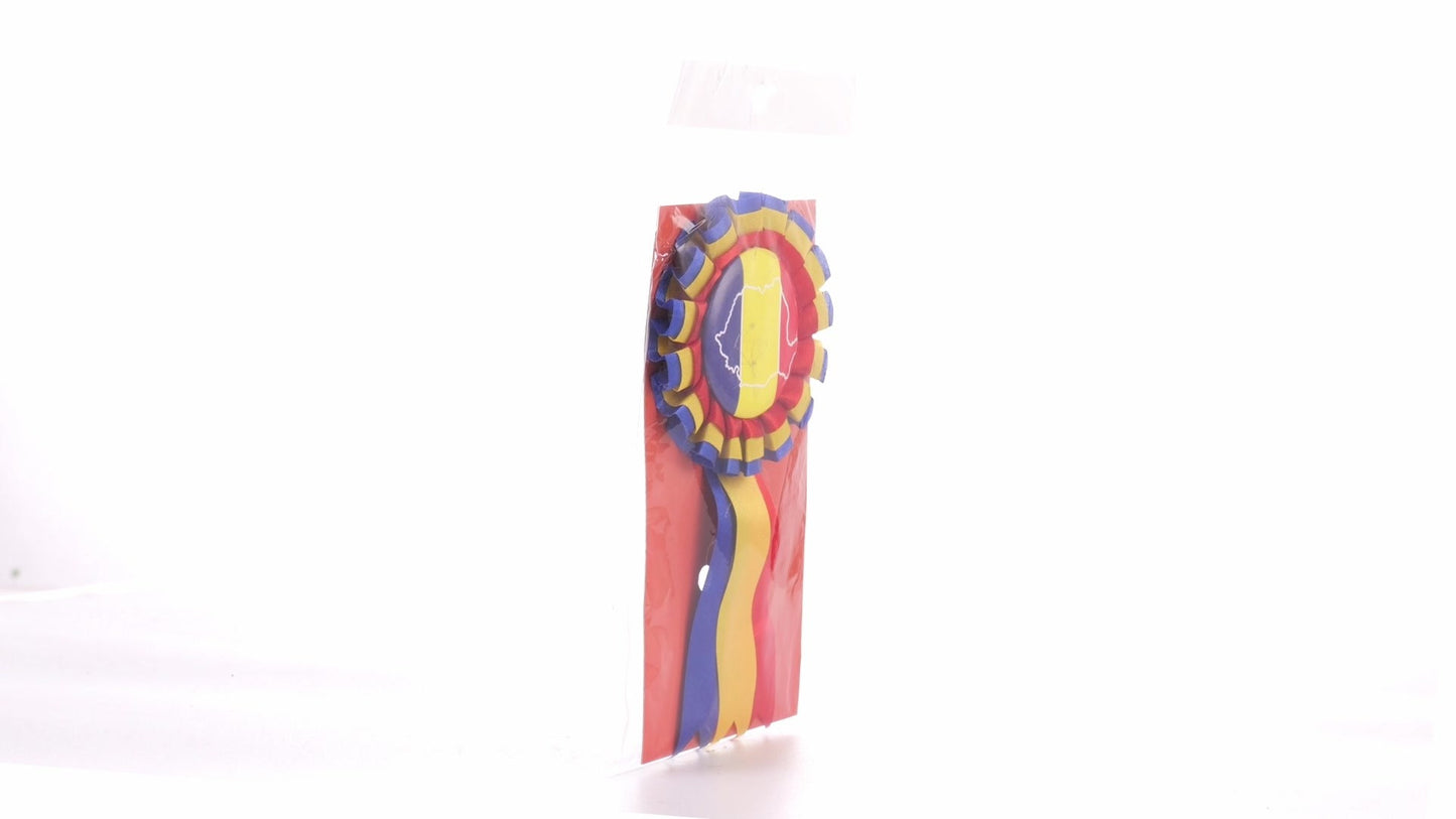 Tricolor Cockade Badge ROMANIA