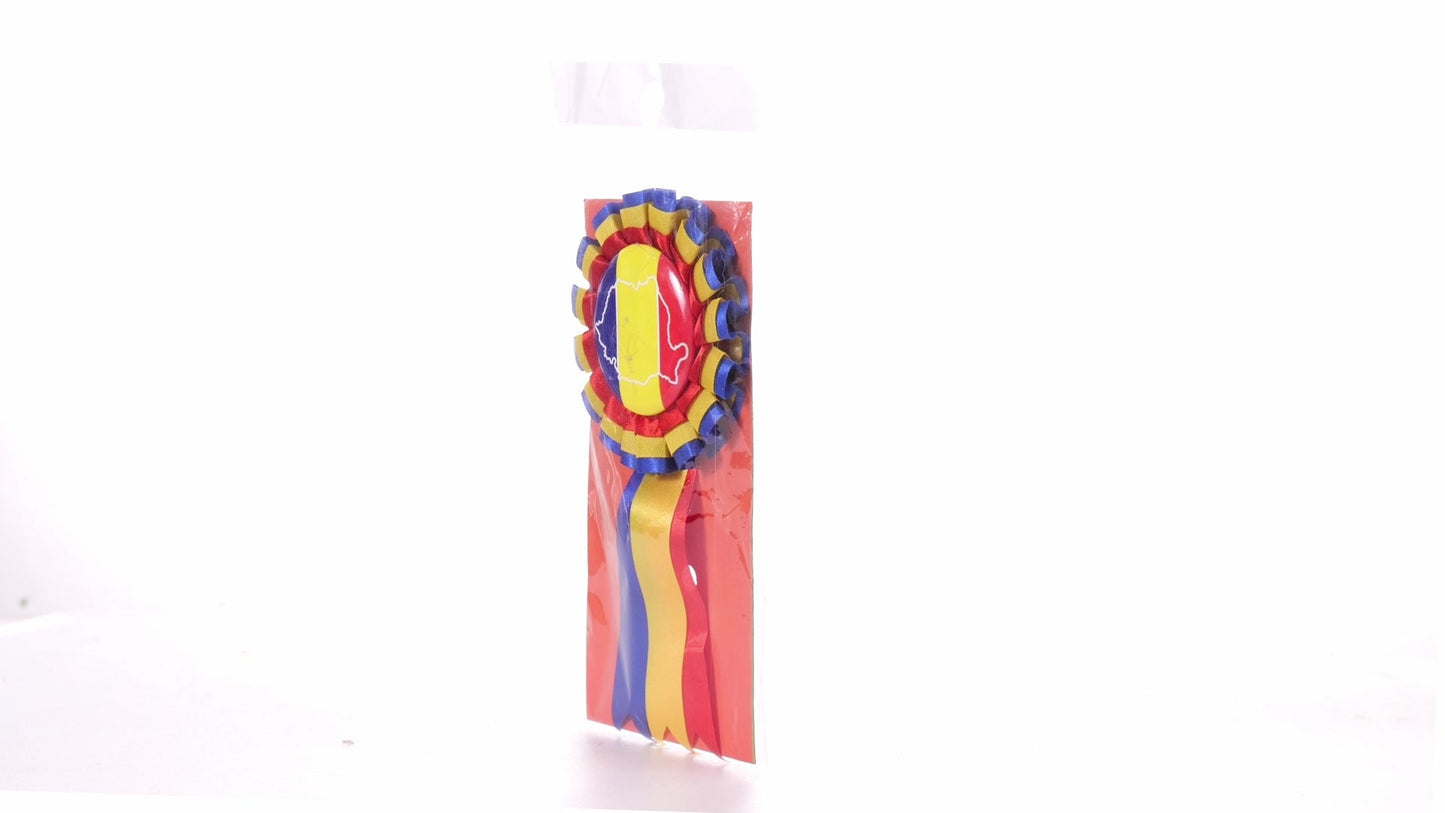 Tricolor Cockade Badge ROMANIA