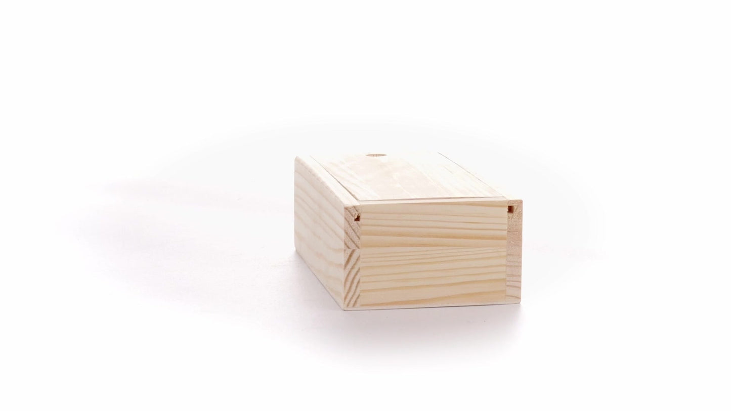 Cutie de lemn SLIDE 15x7x5