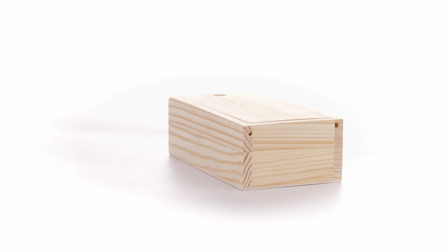 Cutie de lemn SLIDE 15x7x5