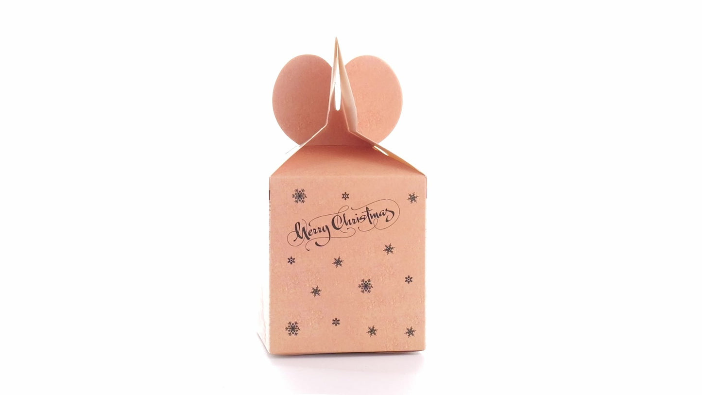 Yellow 3D Christmas mugs box