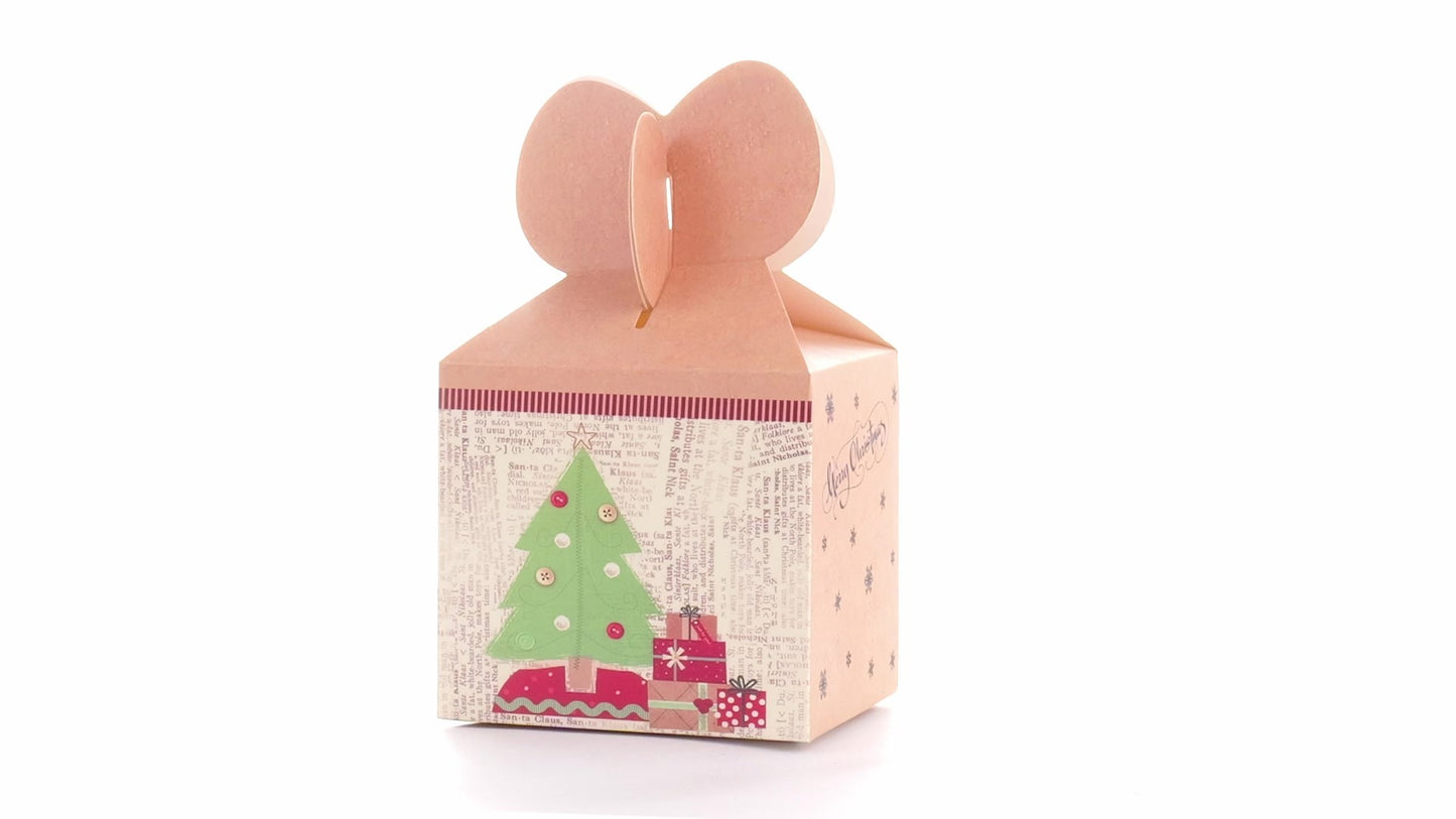 Yellow 3D Christmas mugs box
