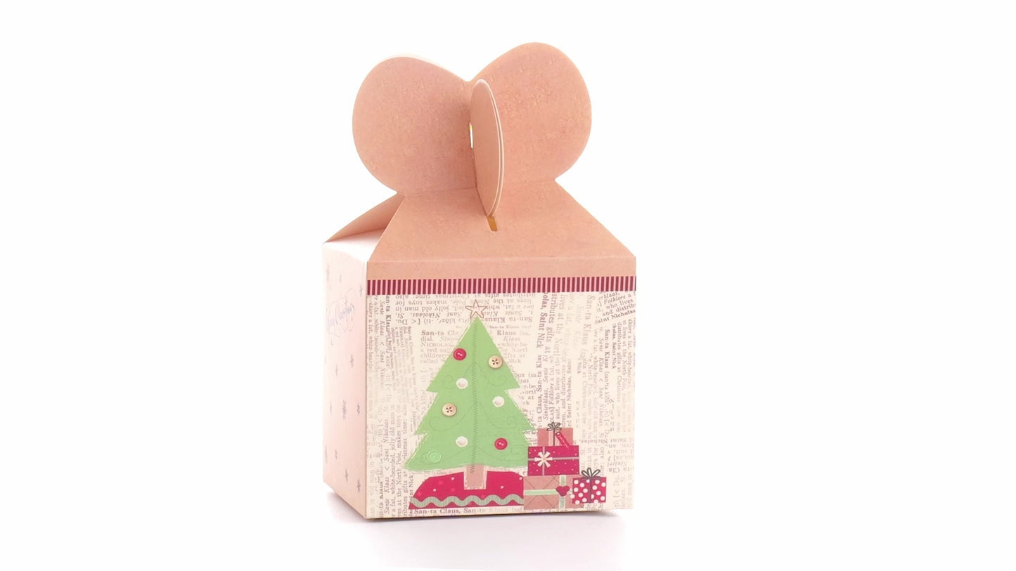 Yellow 3D Christmas mugs box