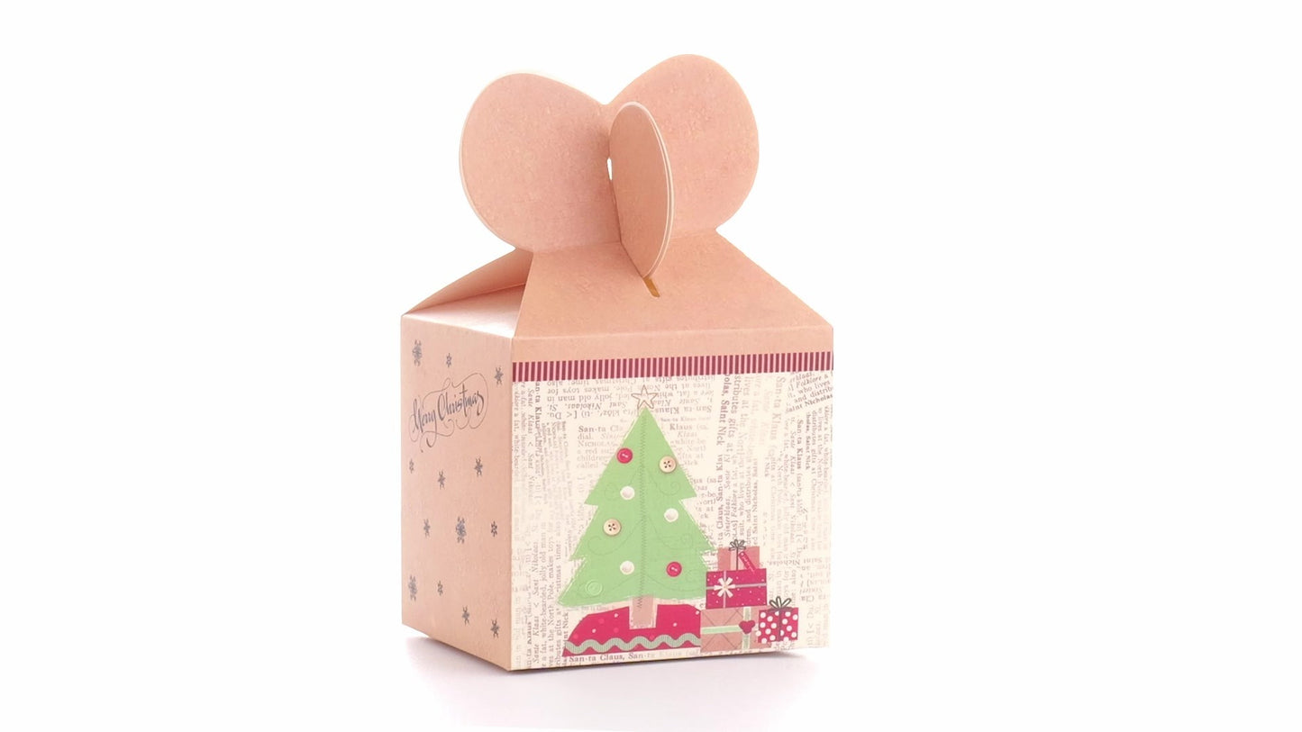 Yellow 3D Christmas mugs box