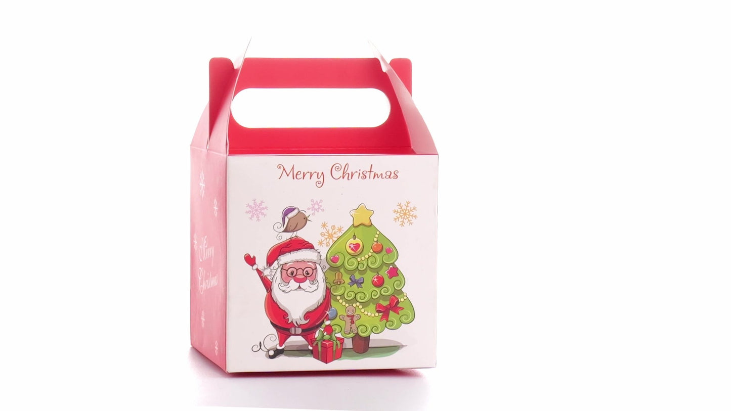 3D Christmas mugs box red+white