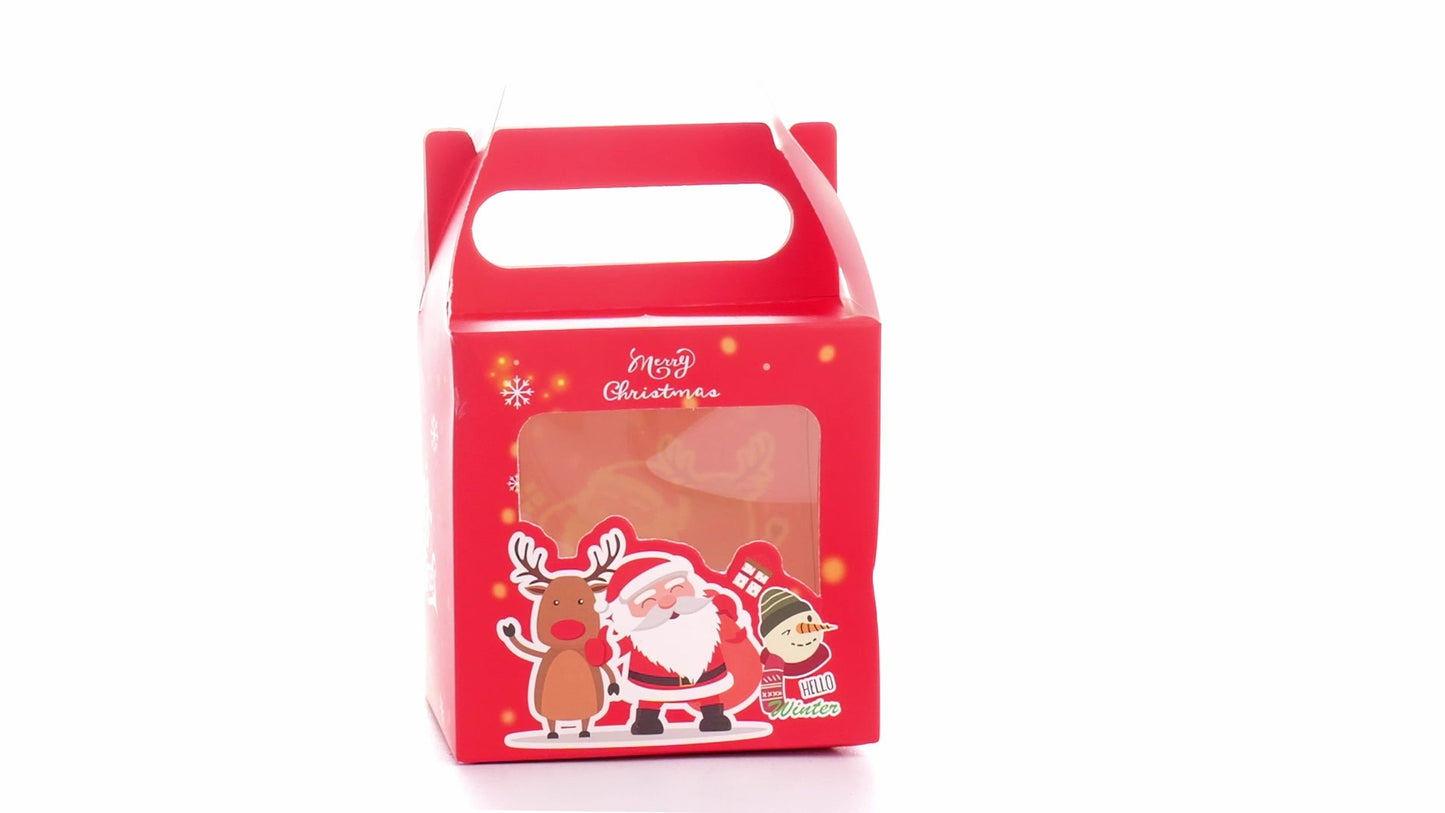 Cutie cani 3D Boldog Karácsonyt piros