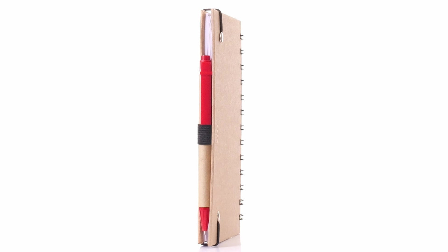 Notebook with calculator and pen 13x18