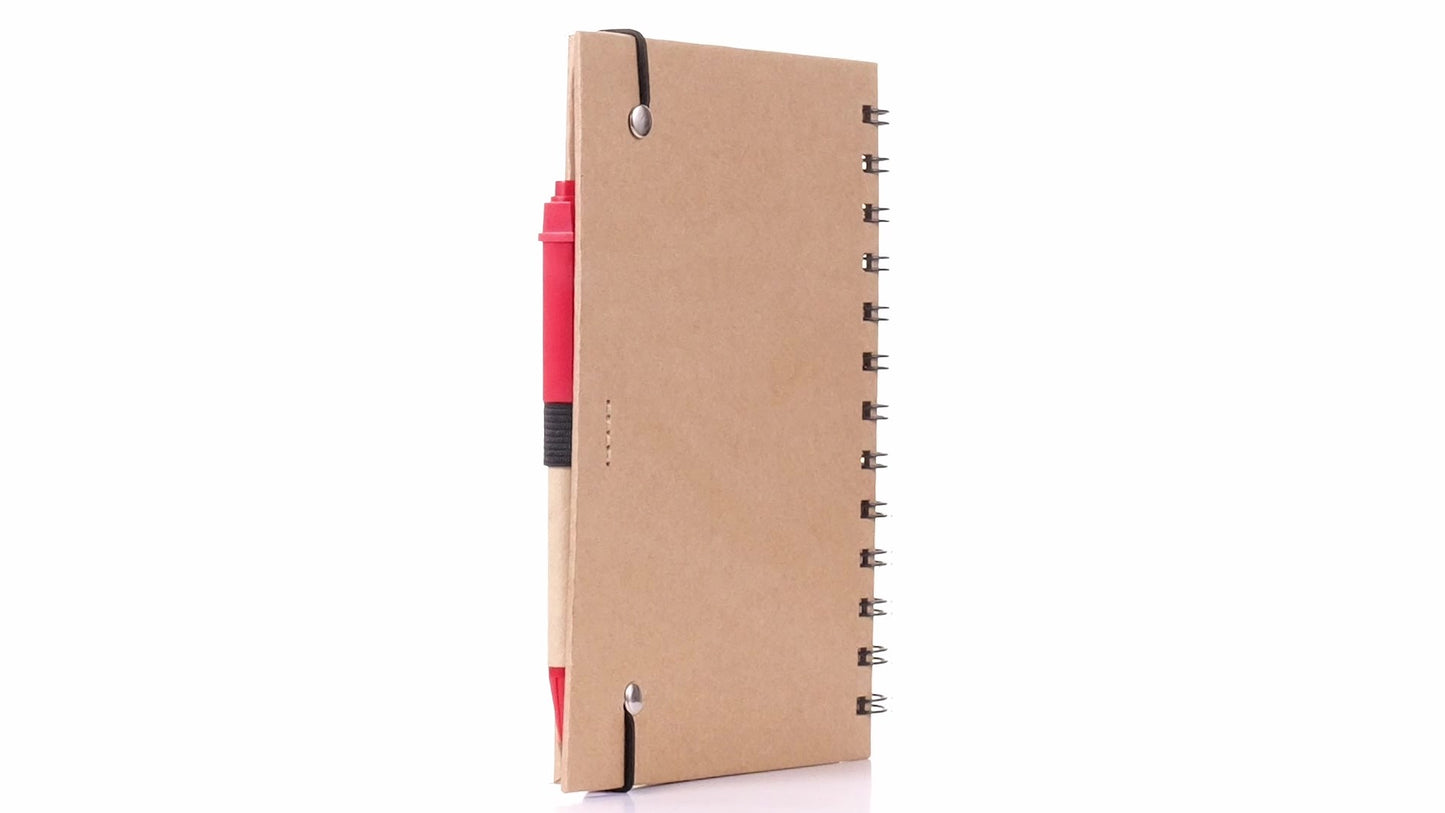 Notebook with calculator and pen 13x18