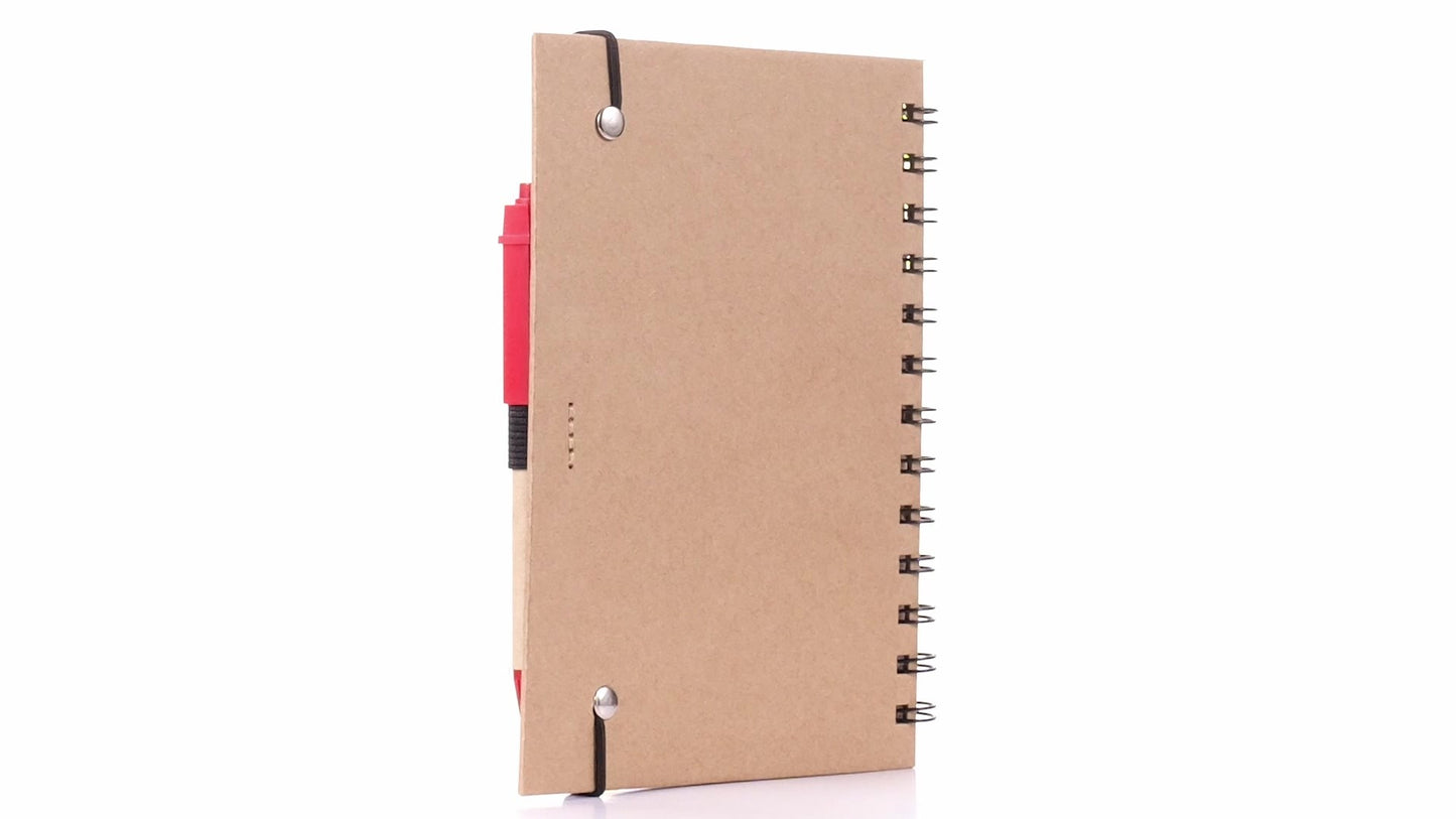 Notebook with calculator and pen 13x18