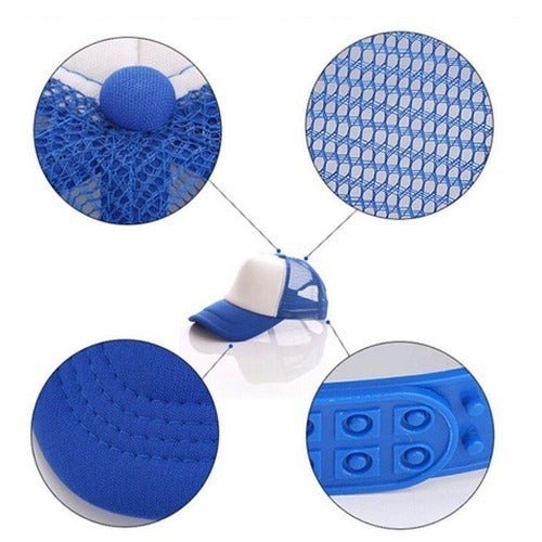 Sapca albastru inchis sublimabila Trucker TS2-16 - Green Print