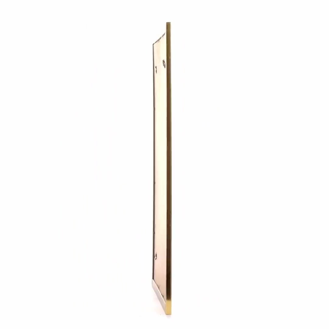 Leon textured gold photo frame A3
