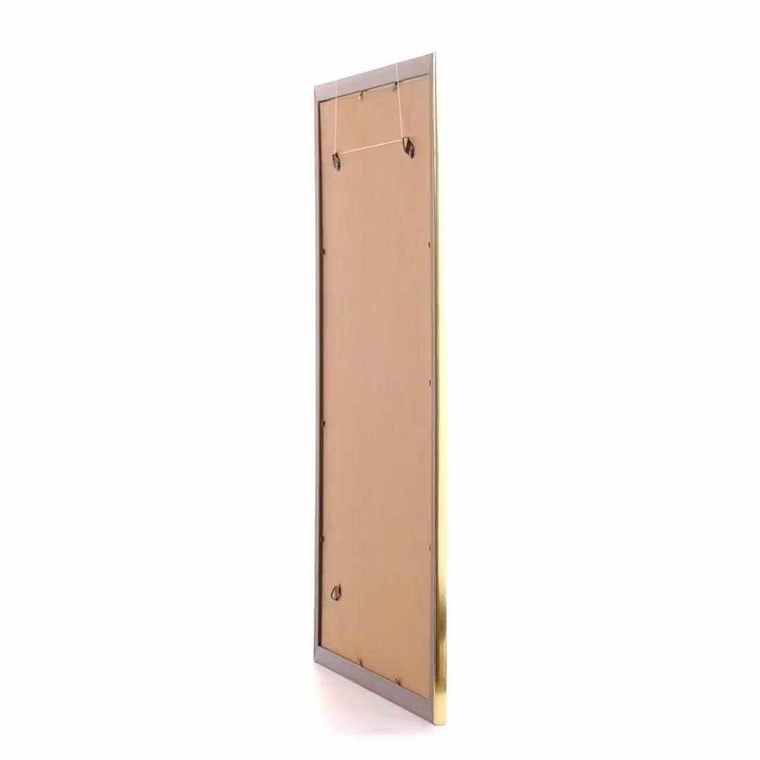 Leon textured gold photo frame A3