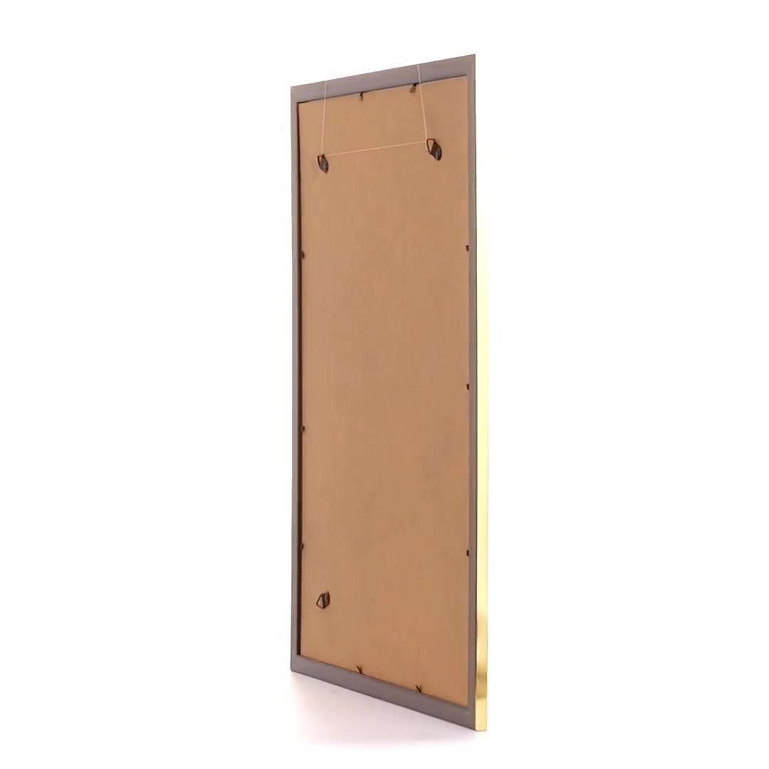 Leon textured gold photo frame A3