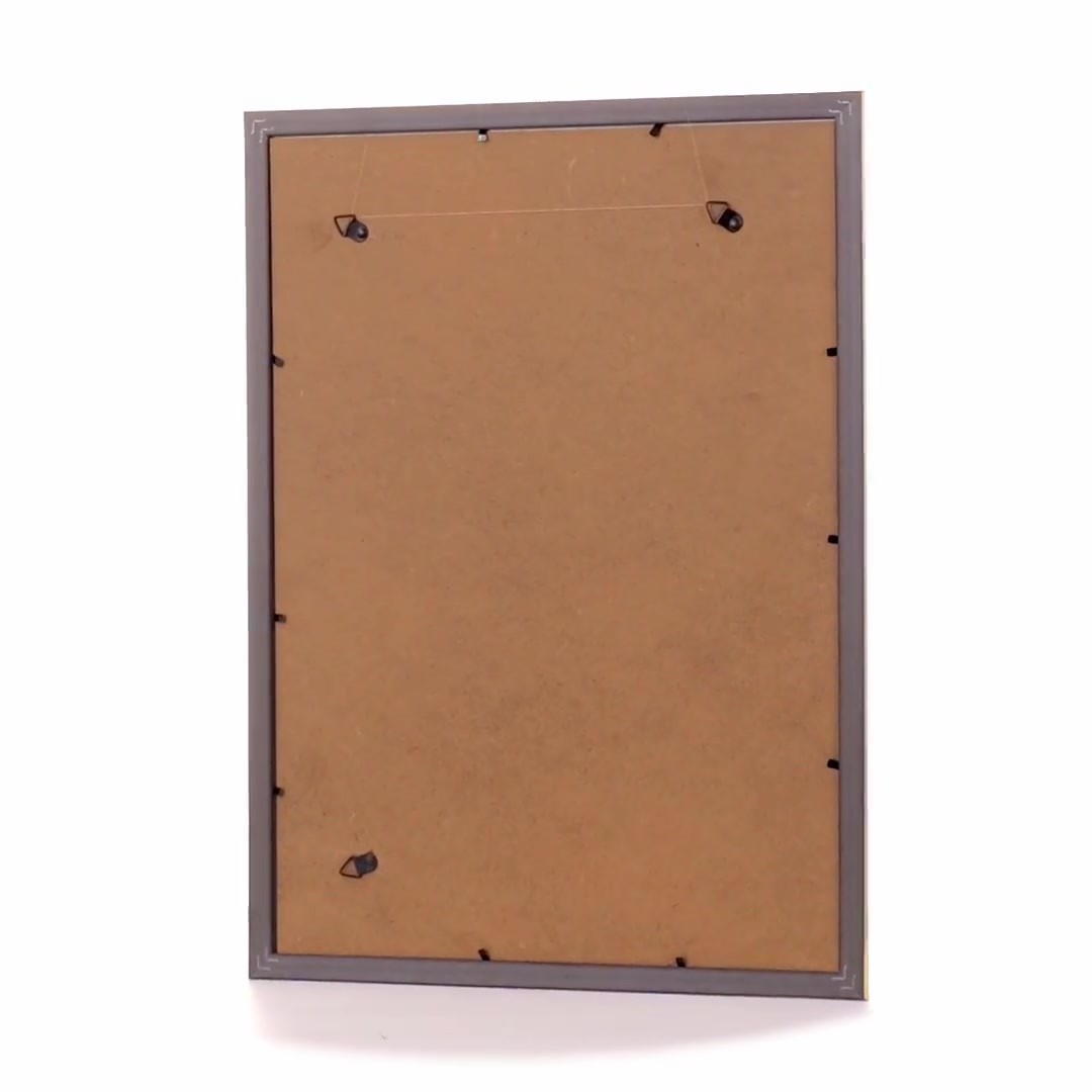 Leon textured gold photo frame A3