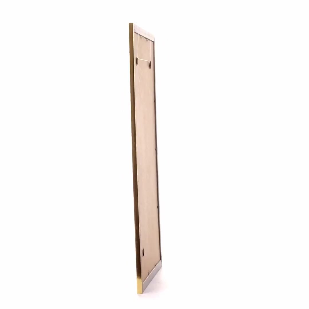 Leon textured gold photo frame A3