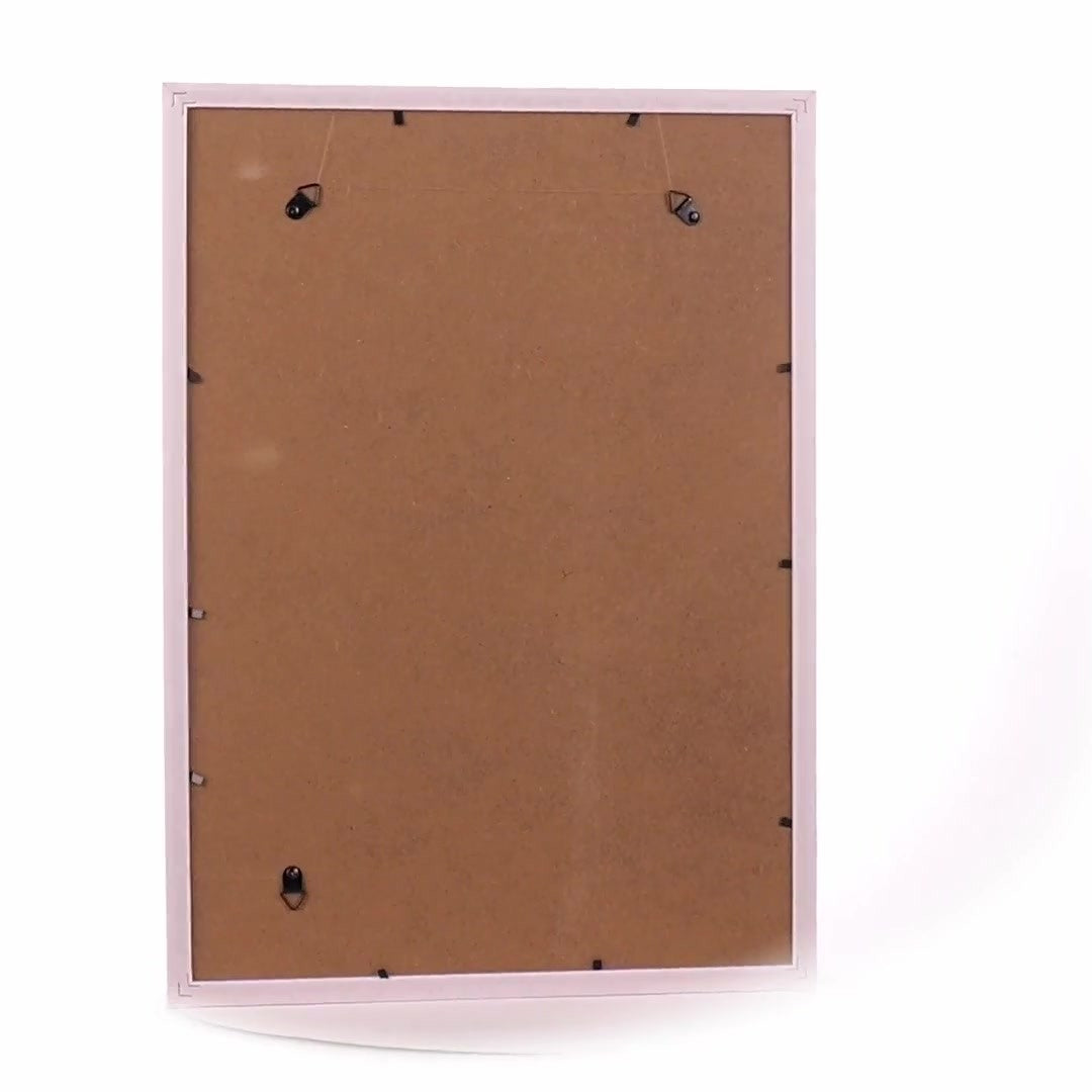 Leon golden heart photo frame A3