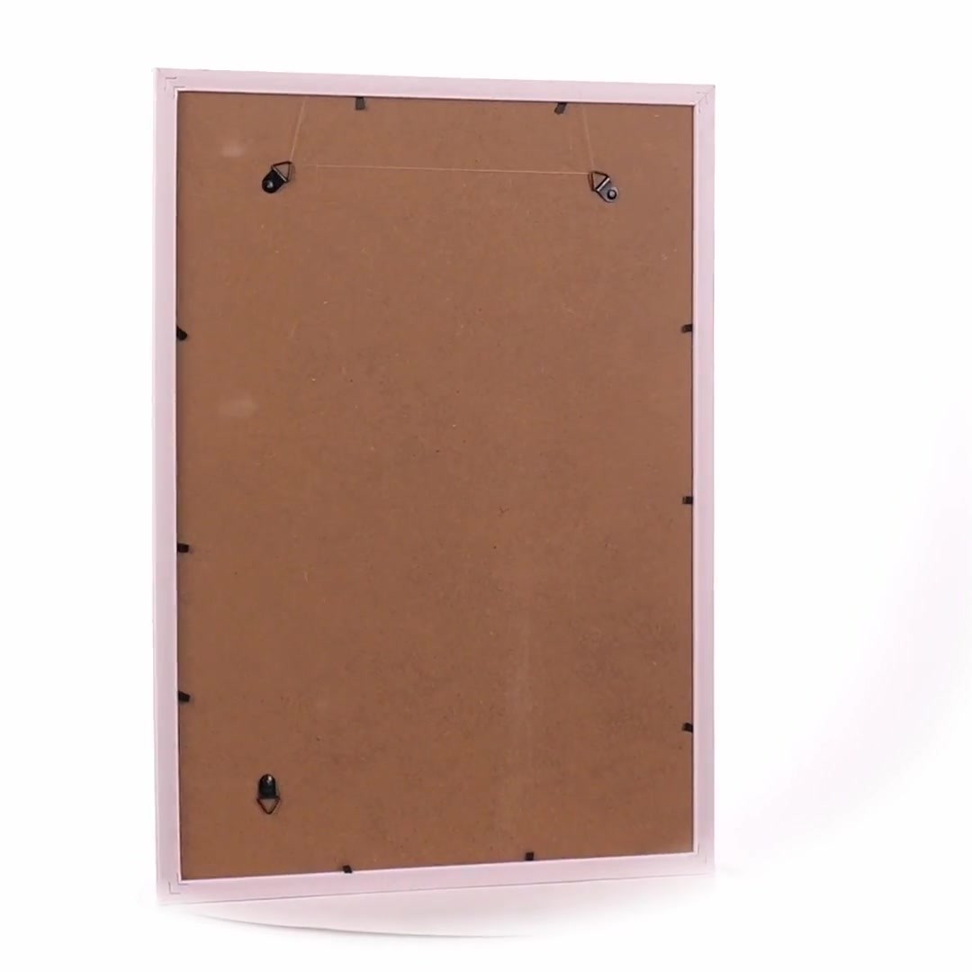 Leon golden heart photo frame A3