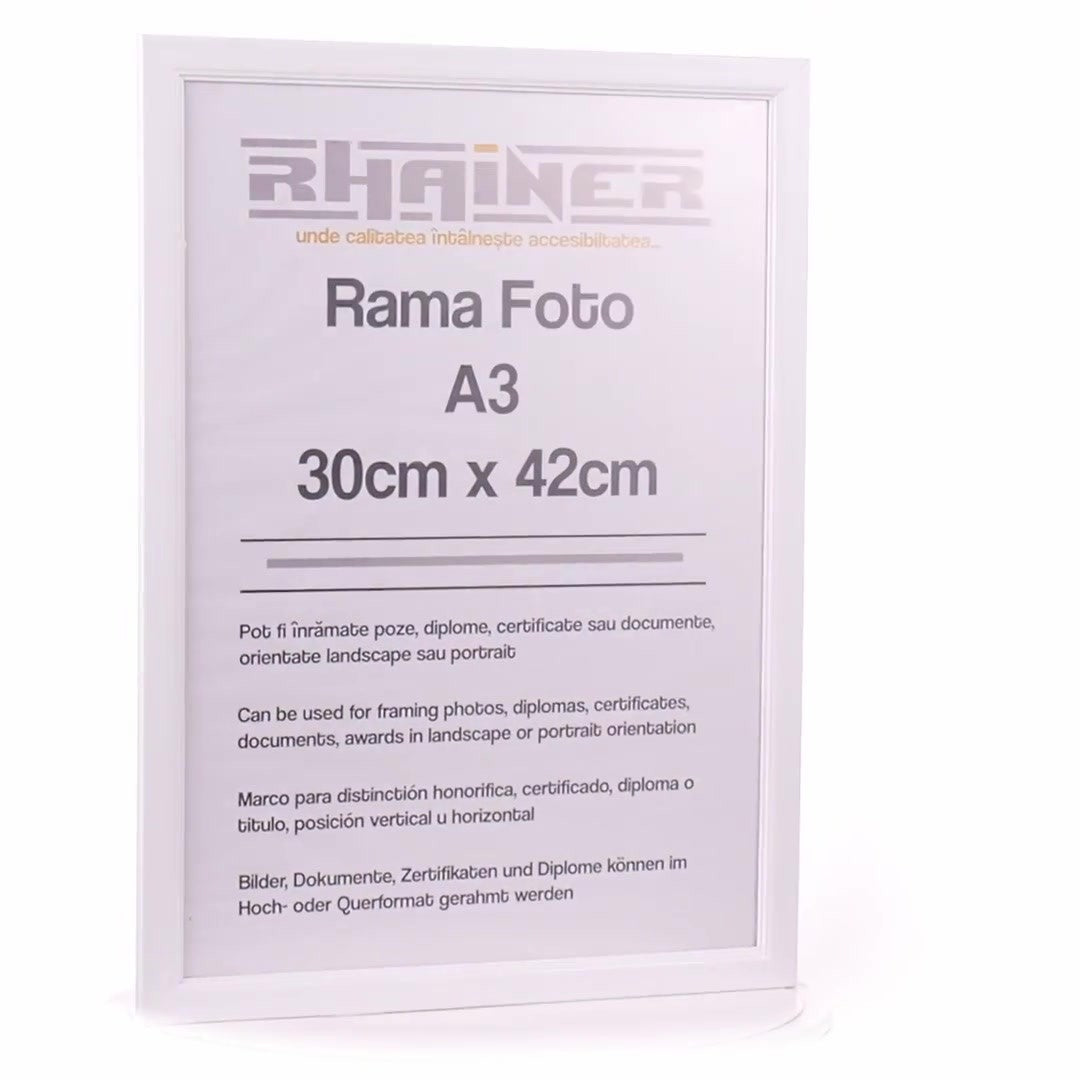 Rama foto Madrid A3 alb