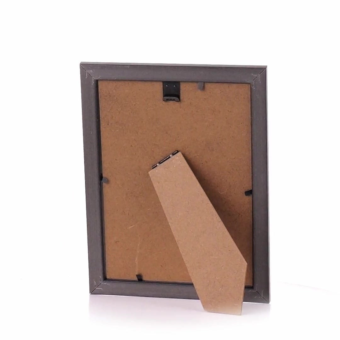 Leon black textured photo frame 13x18