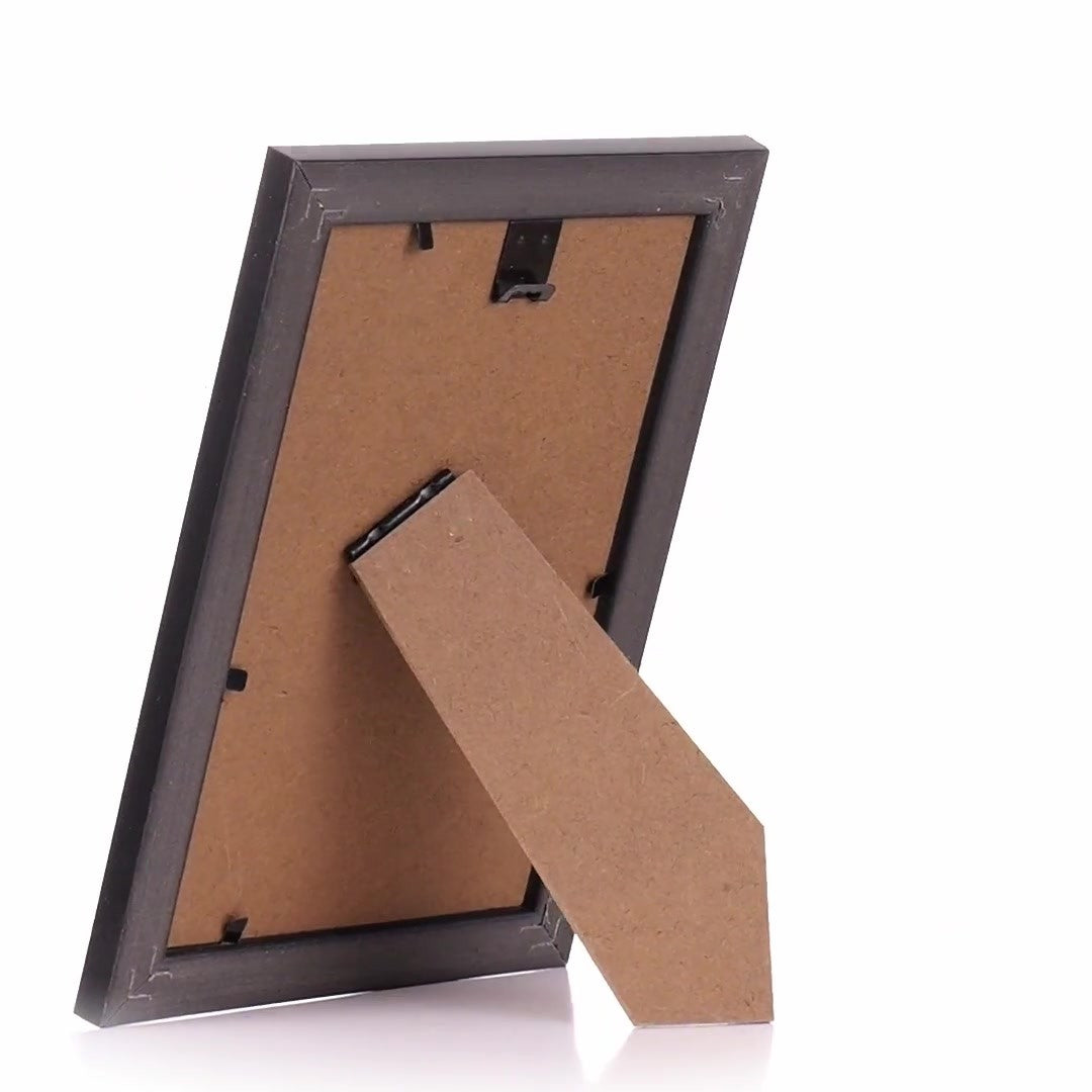 Leon black textured photo frame 10x15