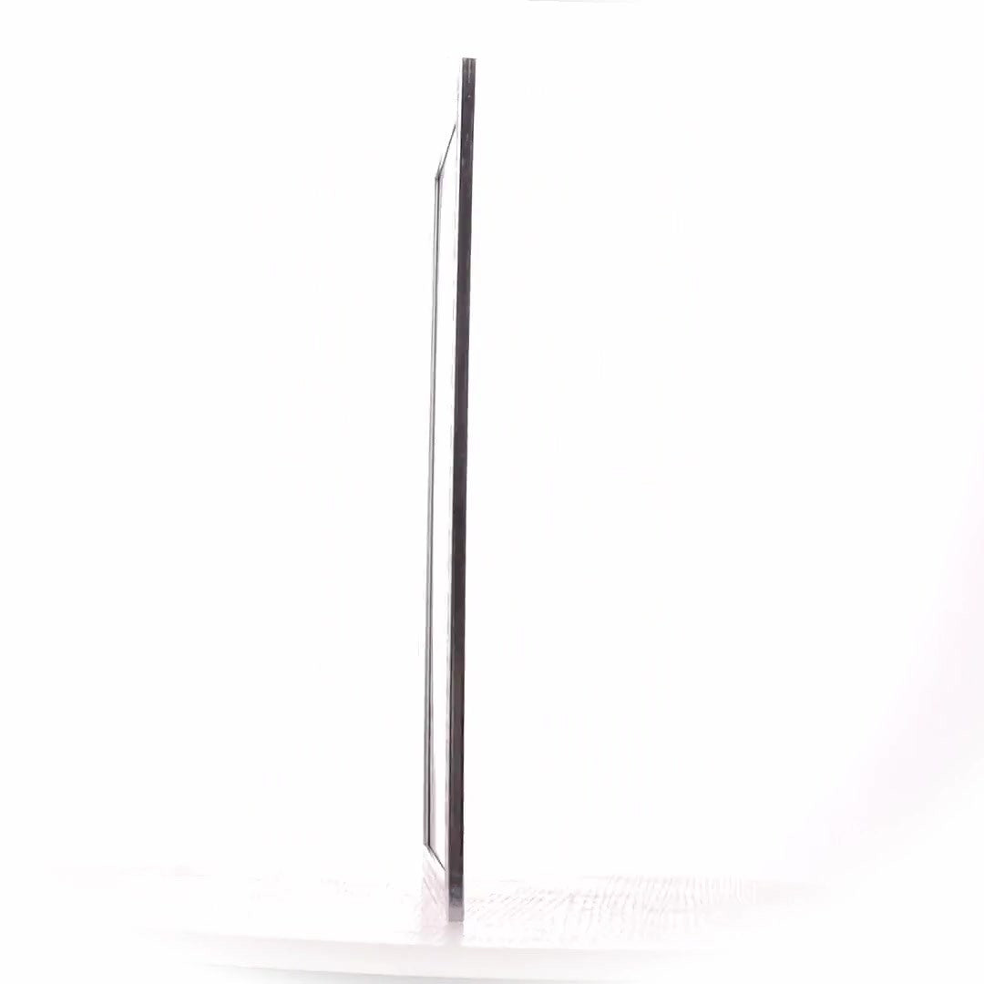 Textured silver Leon photo frame A3