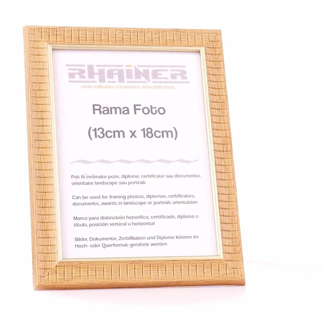 Merida cafe+gold photo frame 13x18