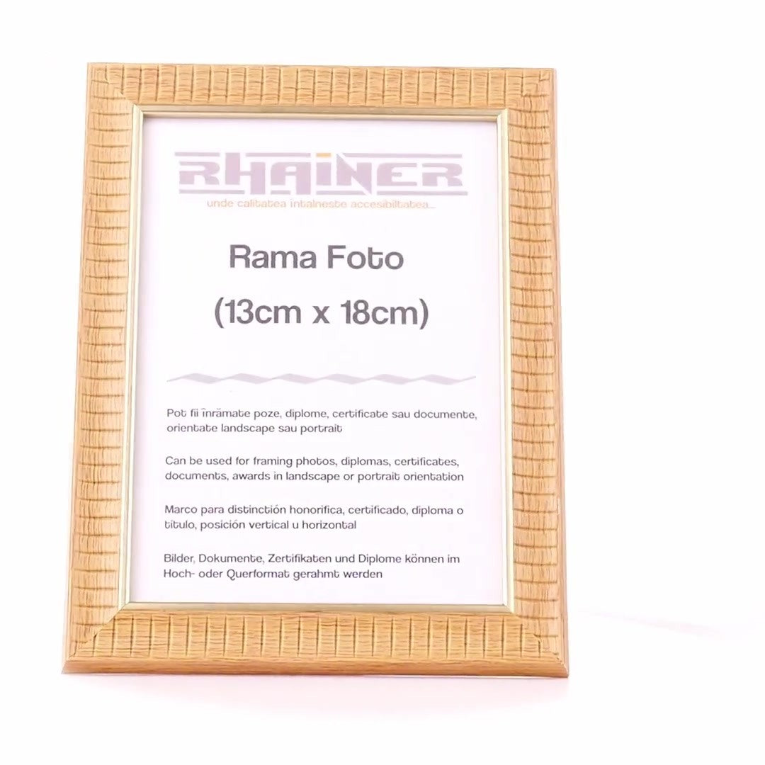 Merida cafe+gold photo frame 13x18