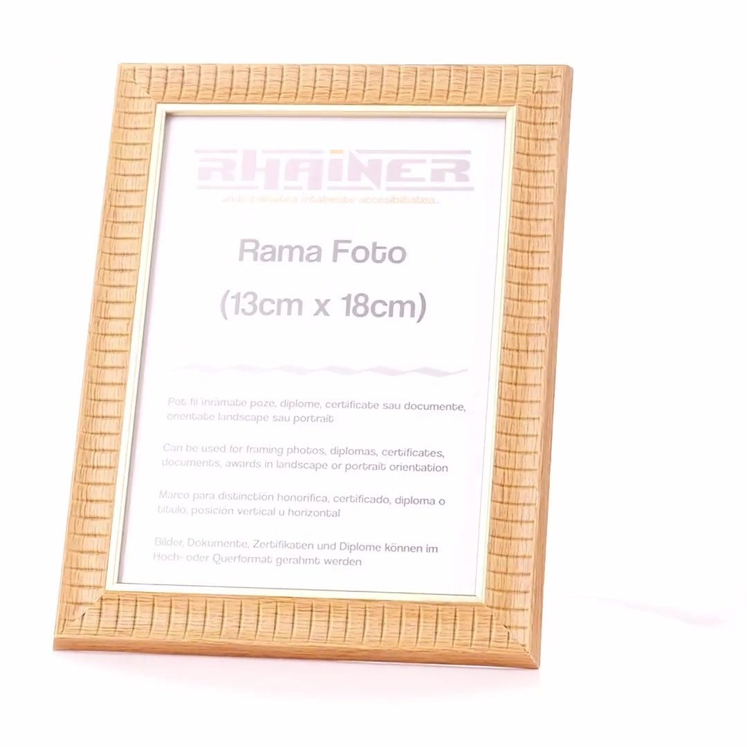 Merida cafe+gold photo frame 13x18