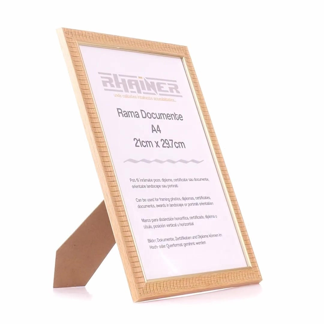 Merida cafe+gold photo frame A4