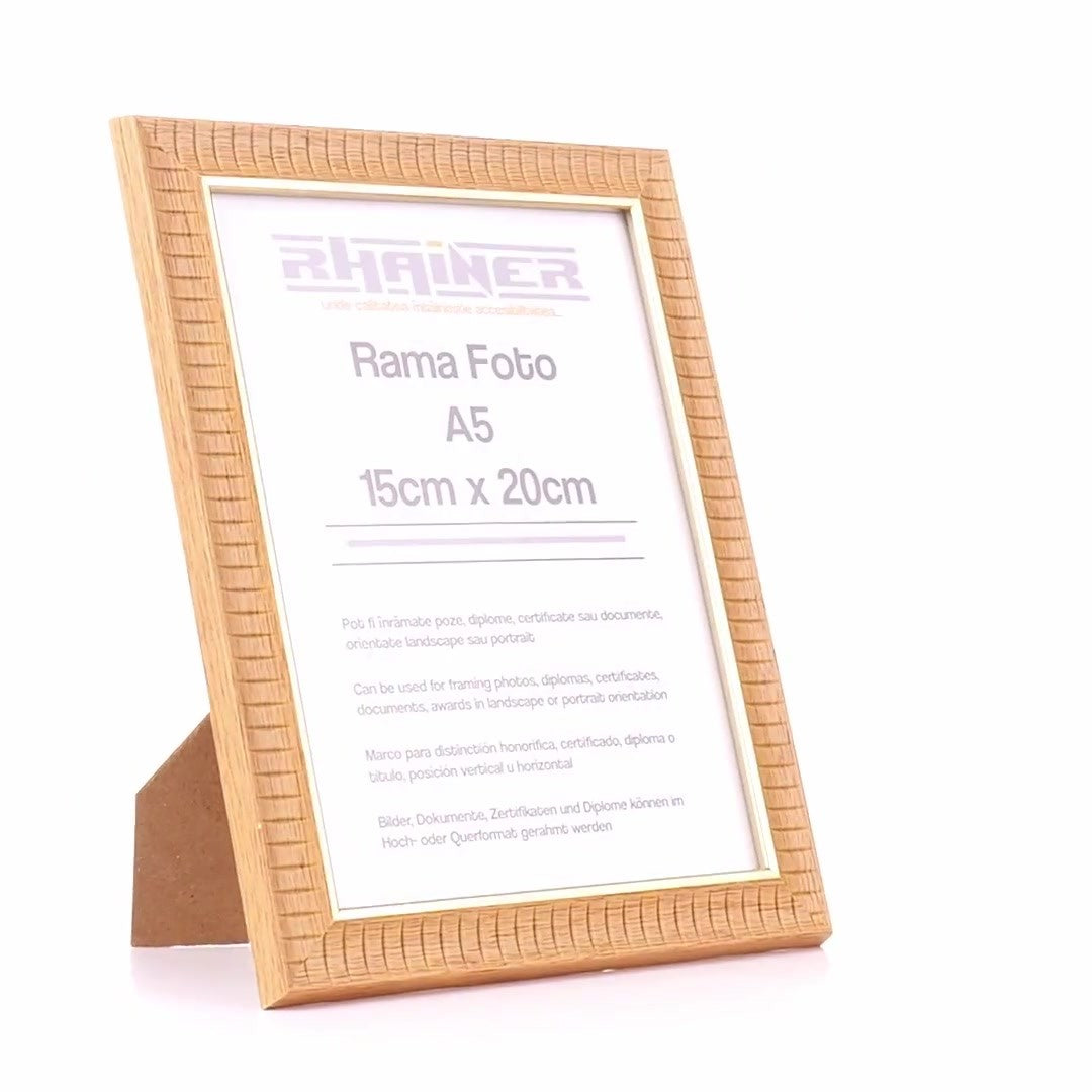 Merida cafe+gold photo frame A5