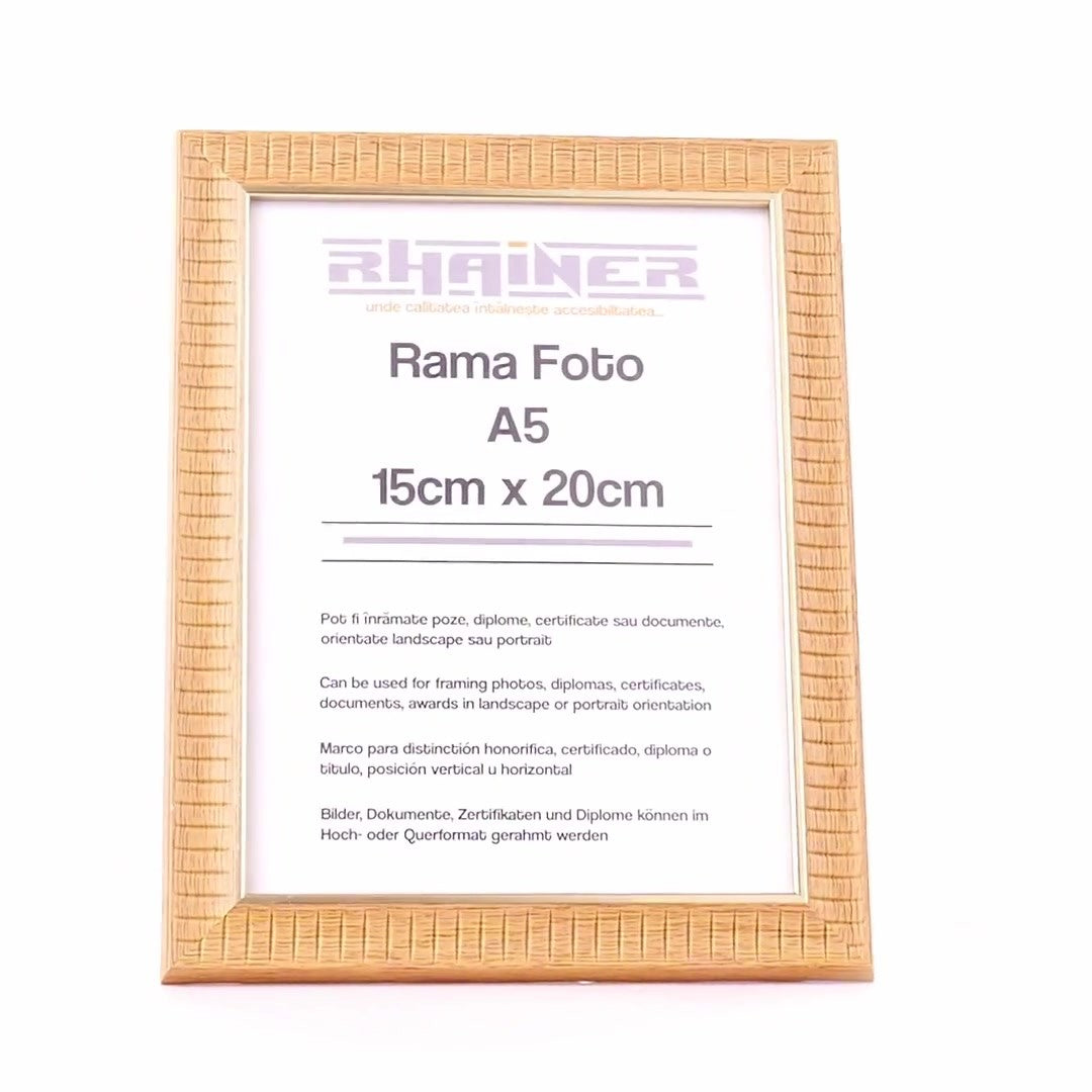 Merida cafe+gold photo frame A5