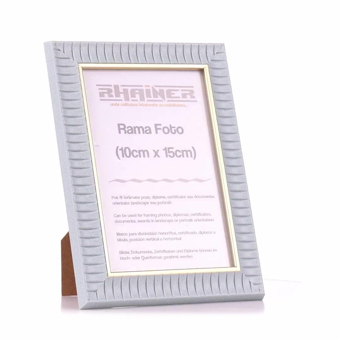 Rama foto Merida bleu+auriu 10x15
