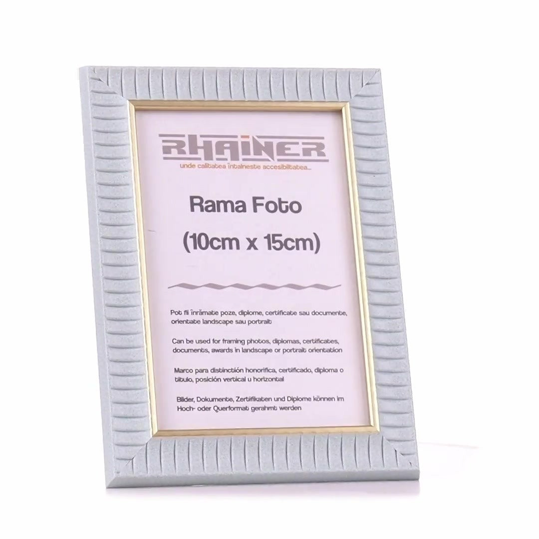 Merida photo frame blue+gold 10x15