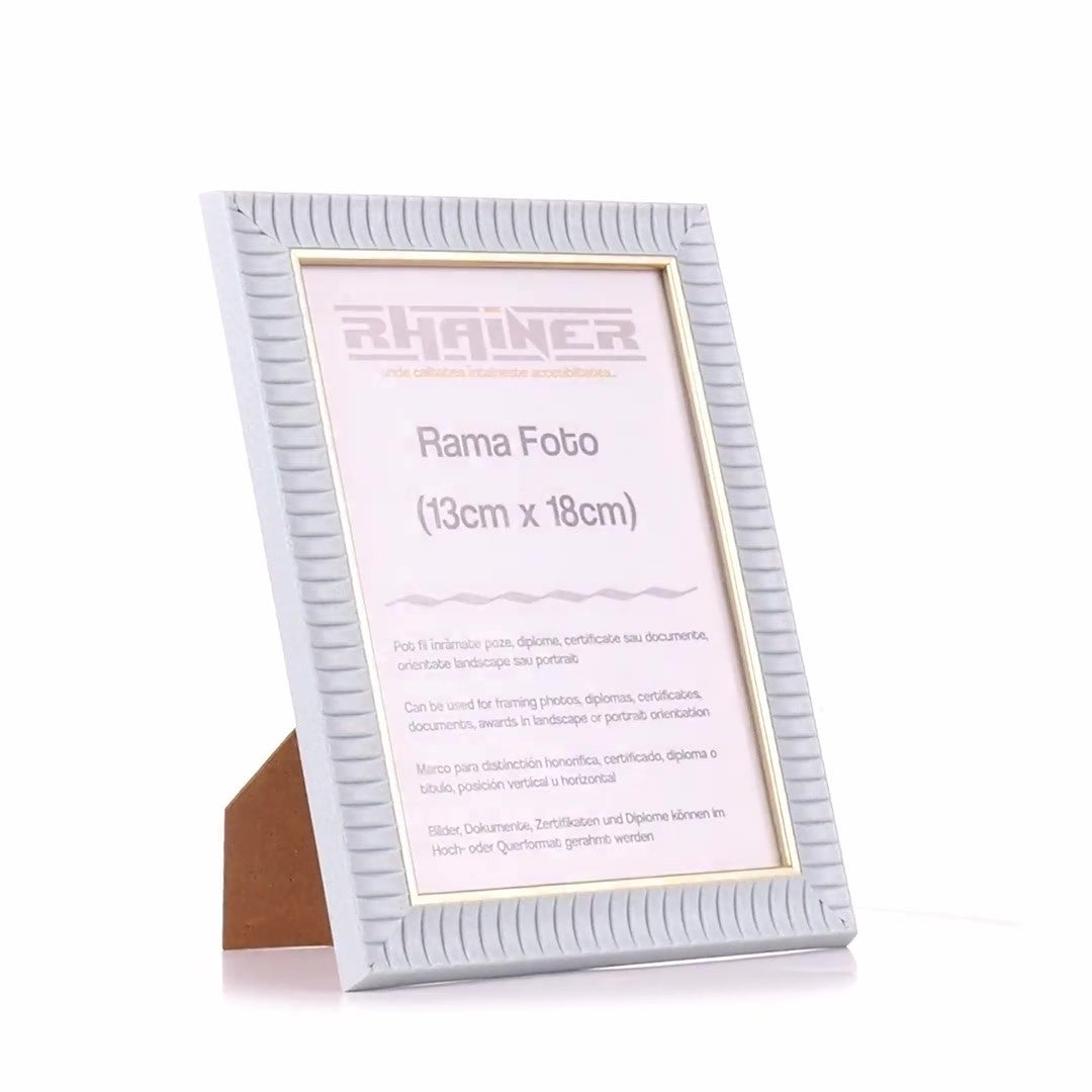 Merida blue+gold photo frame 13x18