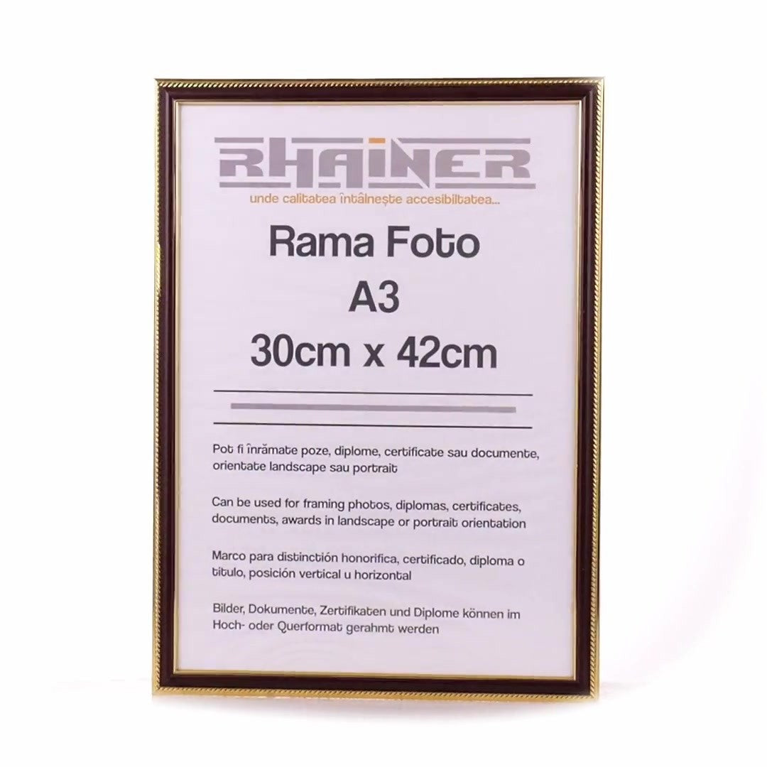 Rama foto Athos maro+auriu A3