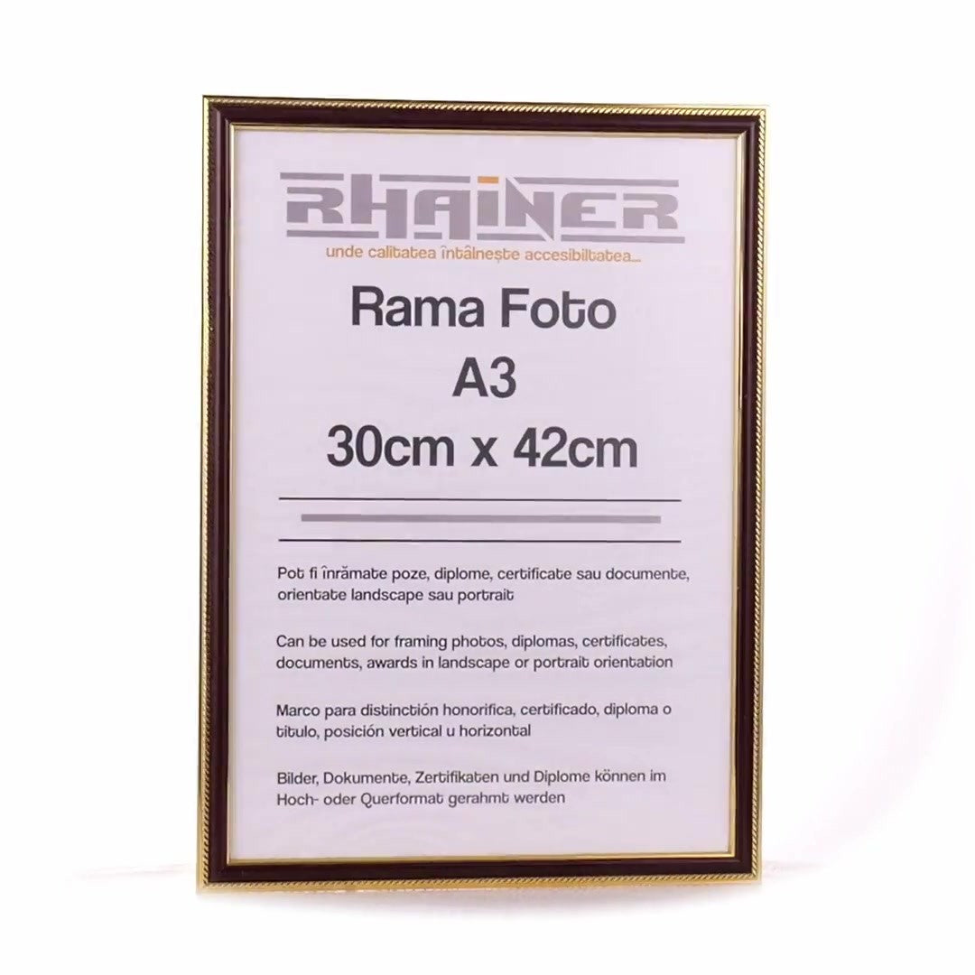 Rama foto Athos maro+auriu A3
