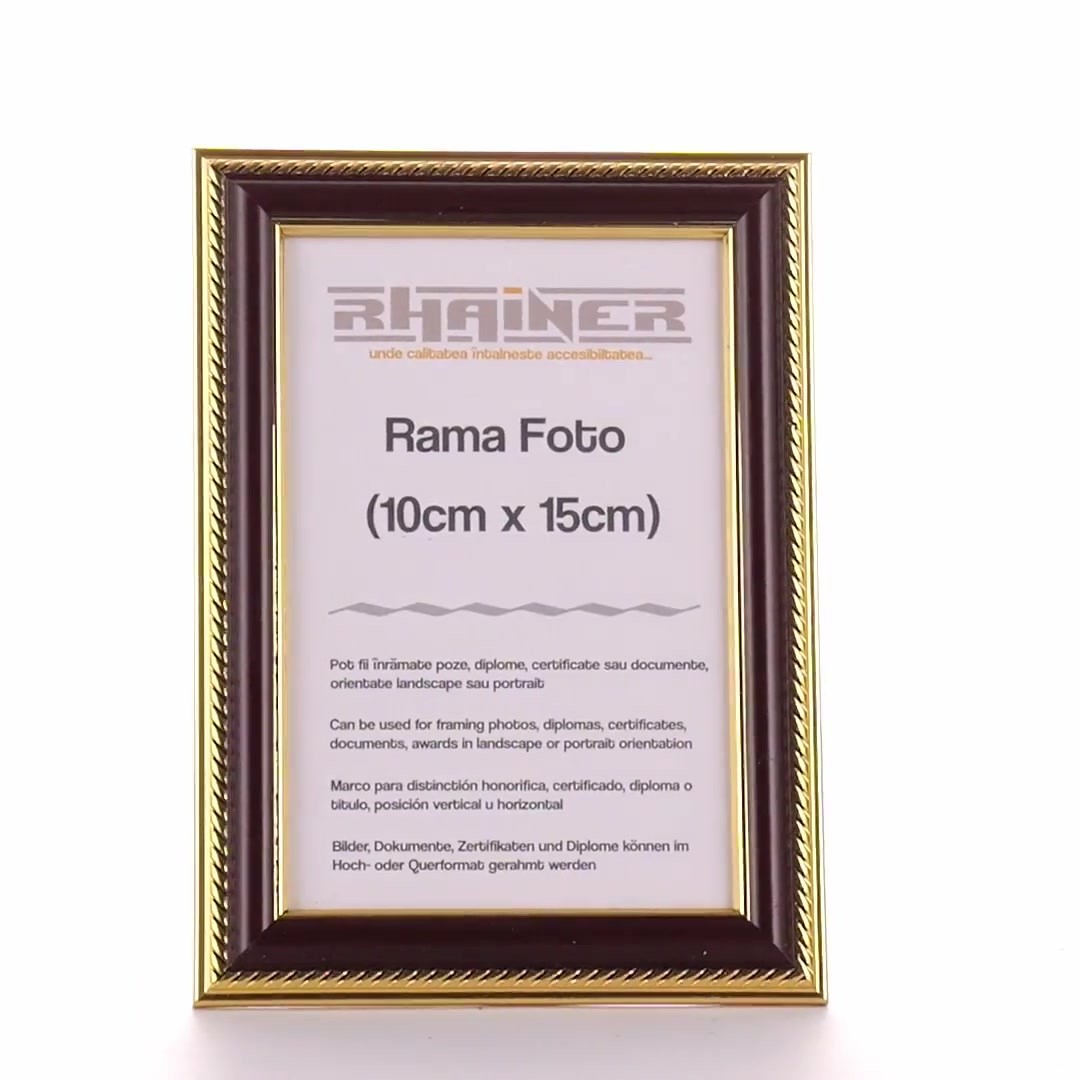 Rama foto Athos maro+auriu 10x15