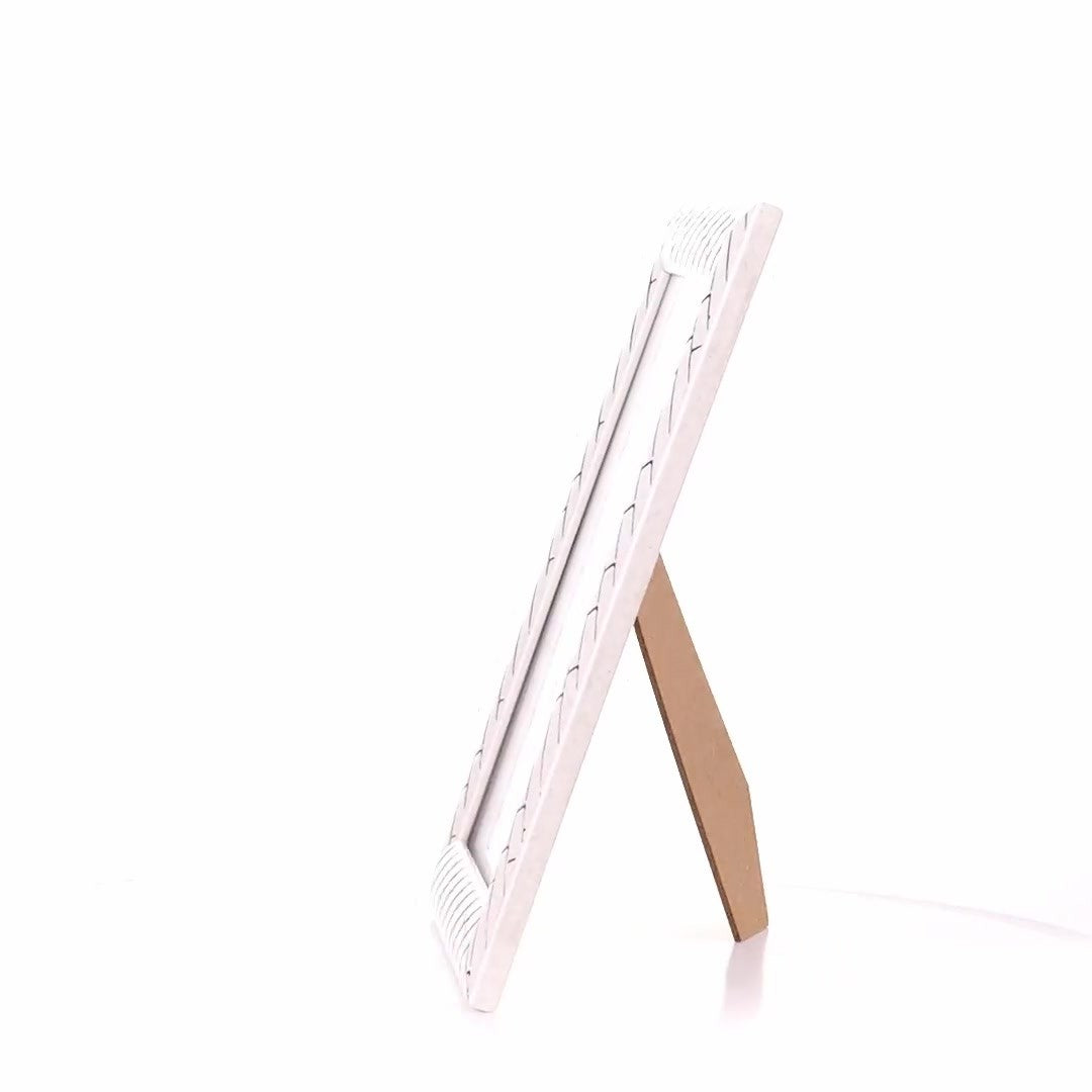 Barrio white+rose gold photo frame 13x18