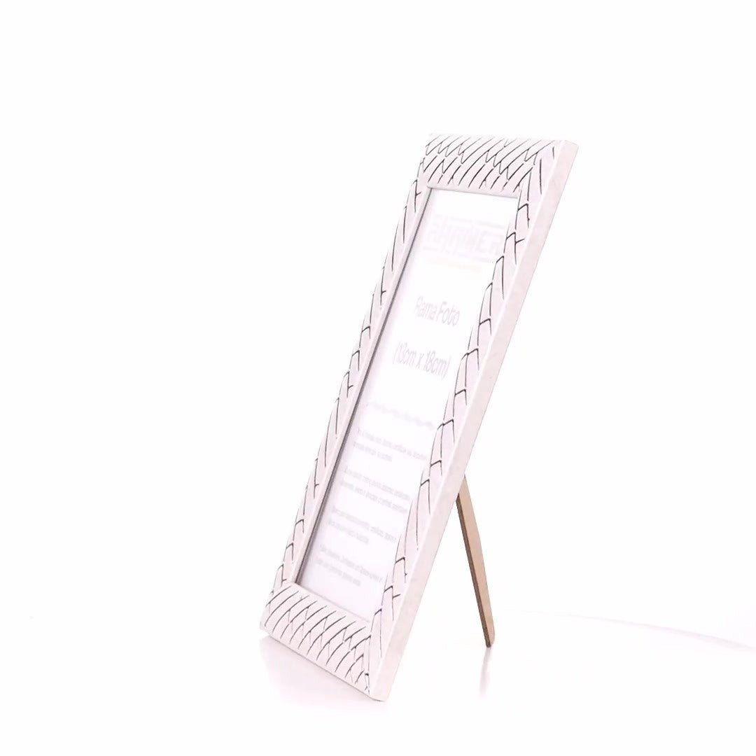Barrio white+rose gold photo frame 13x18
