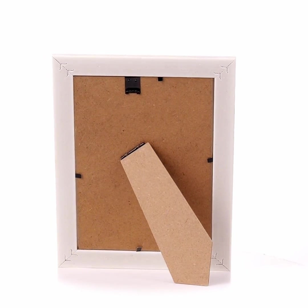 Barrio white+rose gold photo frame 13x18