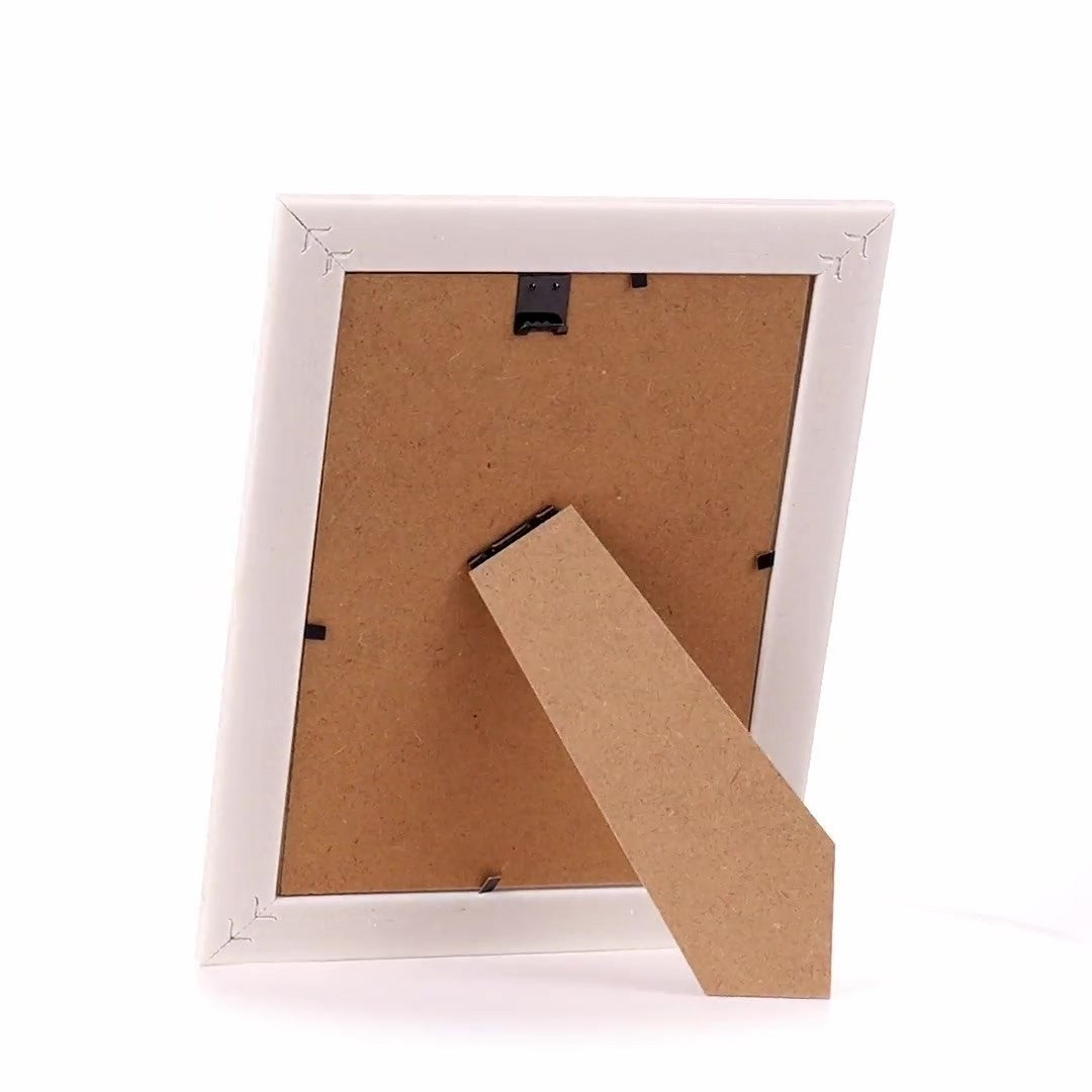 Barrio white+rose gold photo frame 13x18