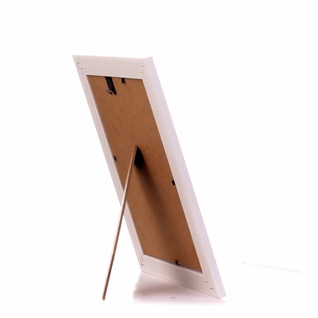 Barrio white+silver photo frame 13x18