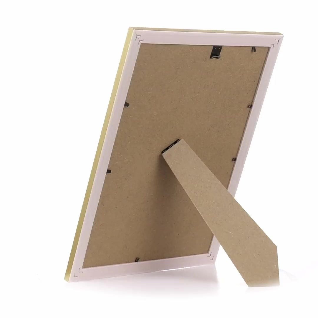 Porto gold photo frame A4