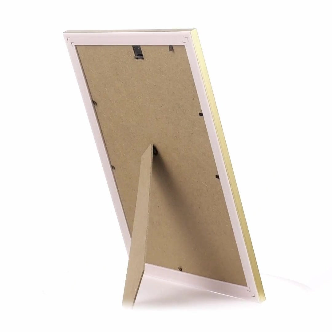 Porto gold photo frame A4
