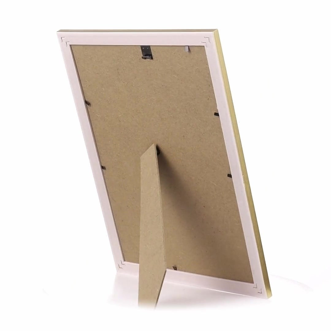 Porto gold photo frame A4