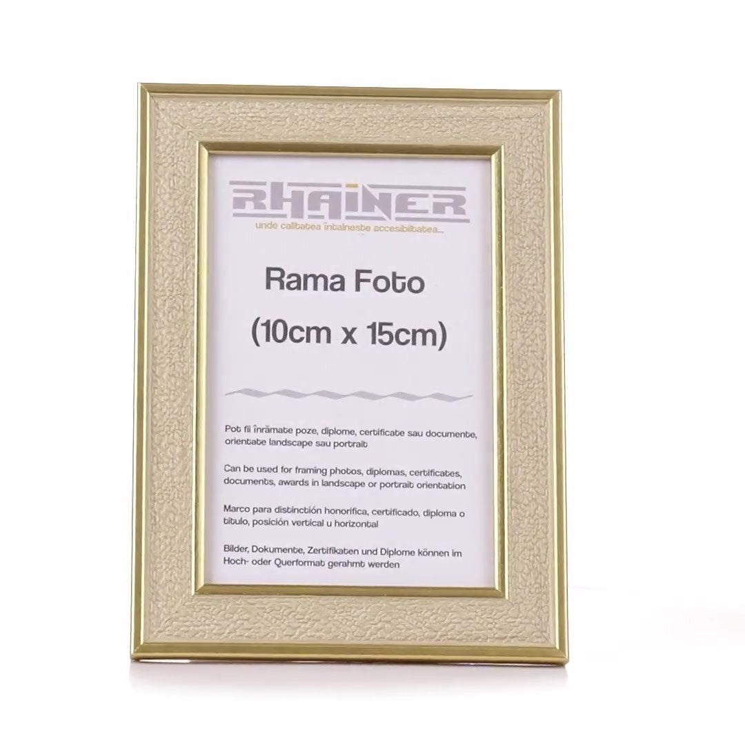 Рамка за снимка Porto златиста 10x15